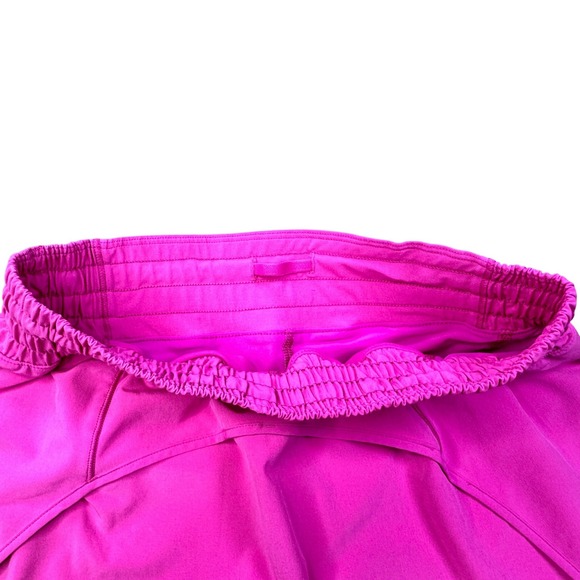 Lululemon Hotty Hot Skirt Size 4 Sonic Pink Running Athletic Tennis Skorts - Picture 7 of 11